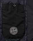 Stone Island Crinkle Reps NY Hooded Jacket Navy Blue