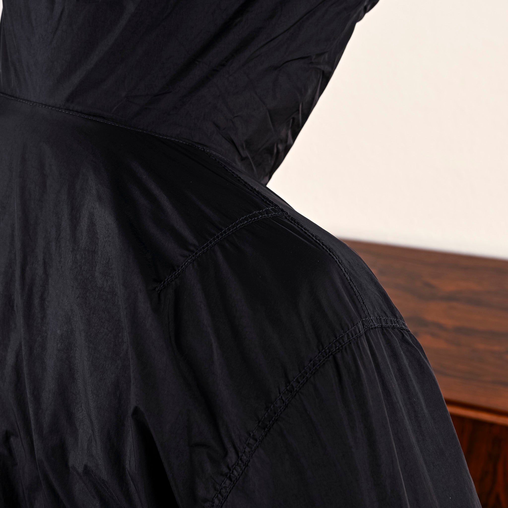Stone Island Crinkle Reps NY Hooded Jacket Navy Blue