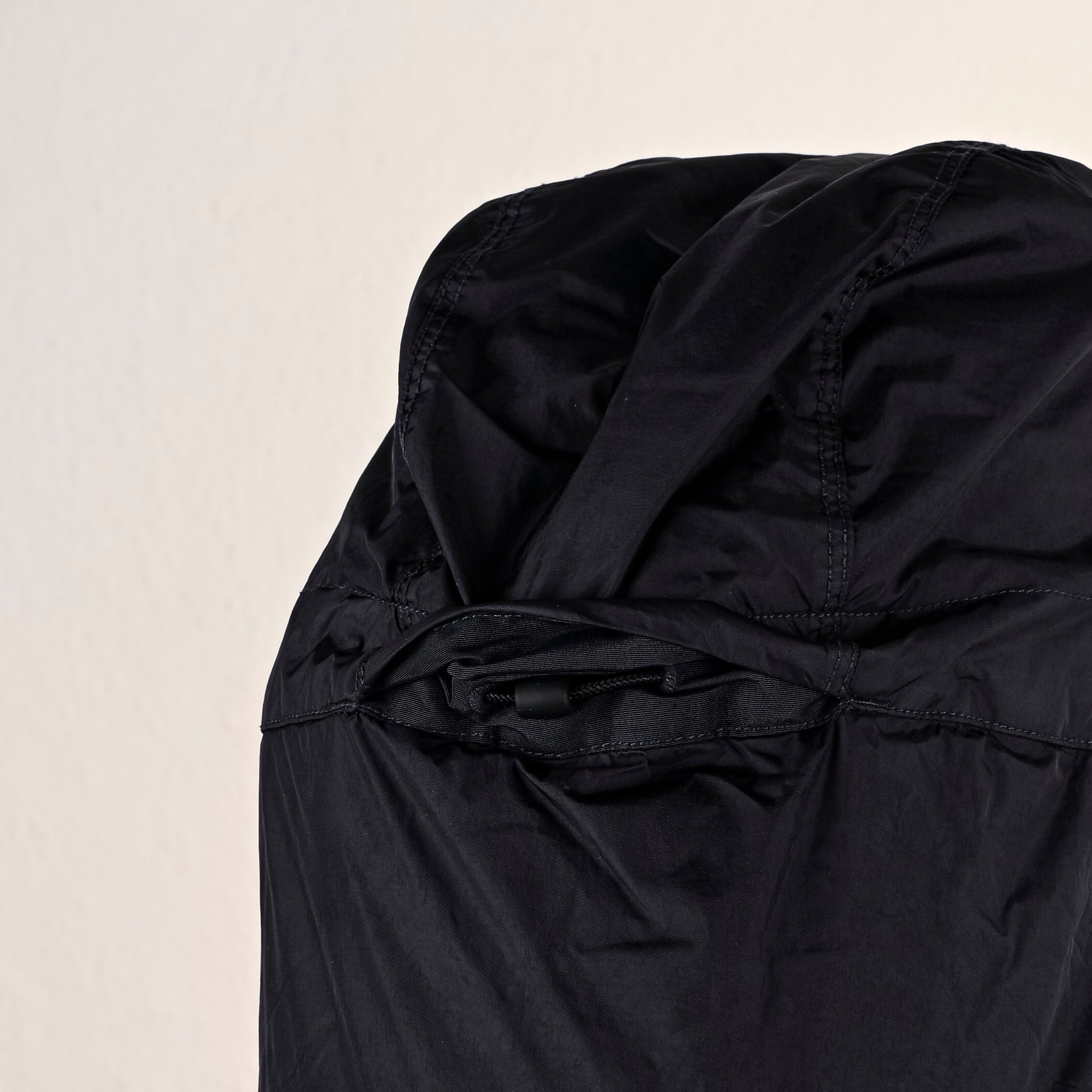 Stone Island Crinkle Reps NY Hooded Jacket Navy Blue