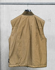 Stone Island Crinkle Reps NY Padded Vest Military Green