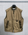 Stone Island Crinkle Reps NY Padded Vest Military Green