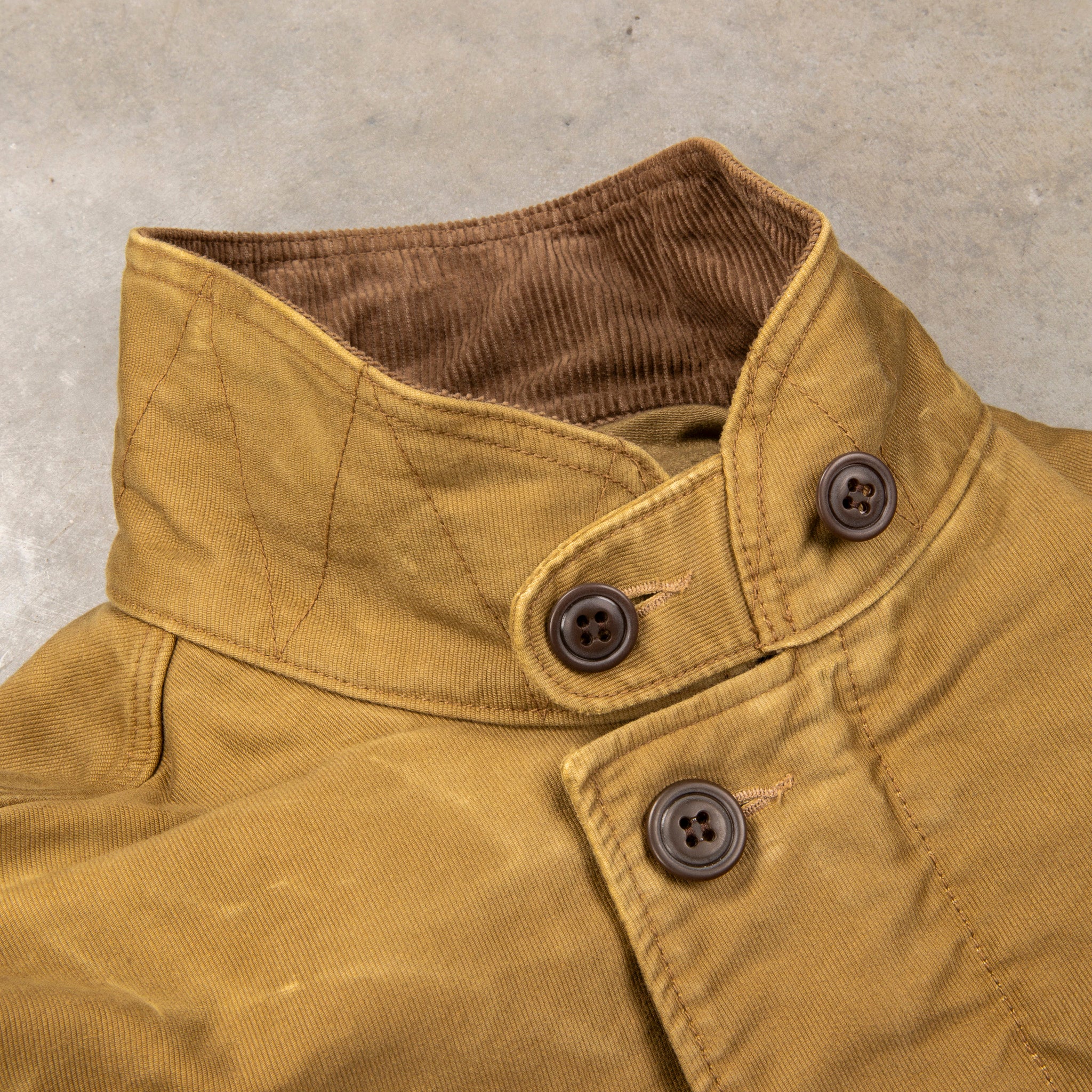 RRL Bower Deck Jacket Cotton Jungle Cloth Khaki Drab