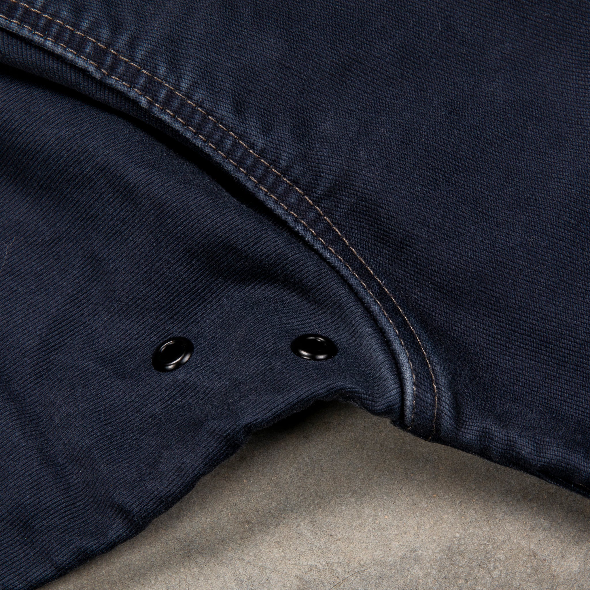 RRL Bower Deck Jacket Cotton Jungle Cloth Dark Navy