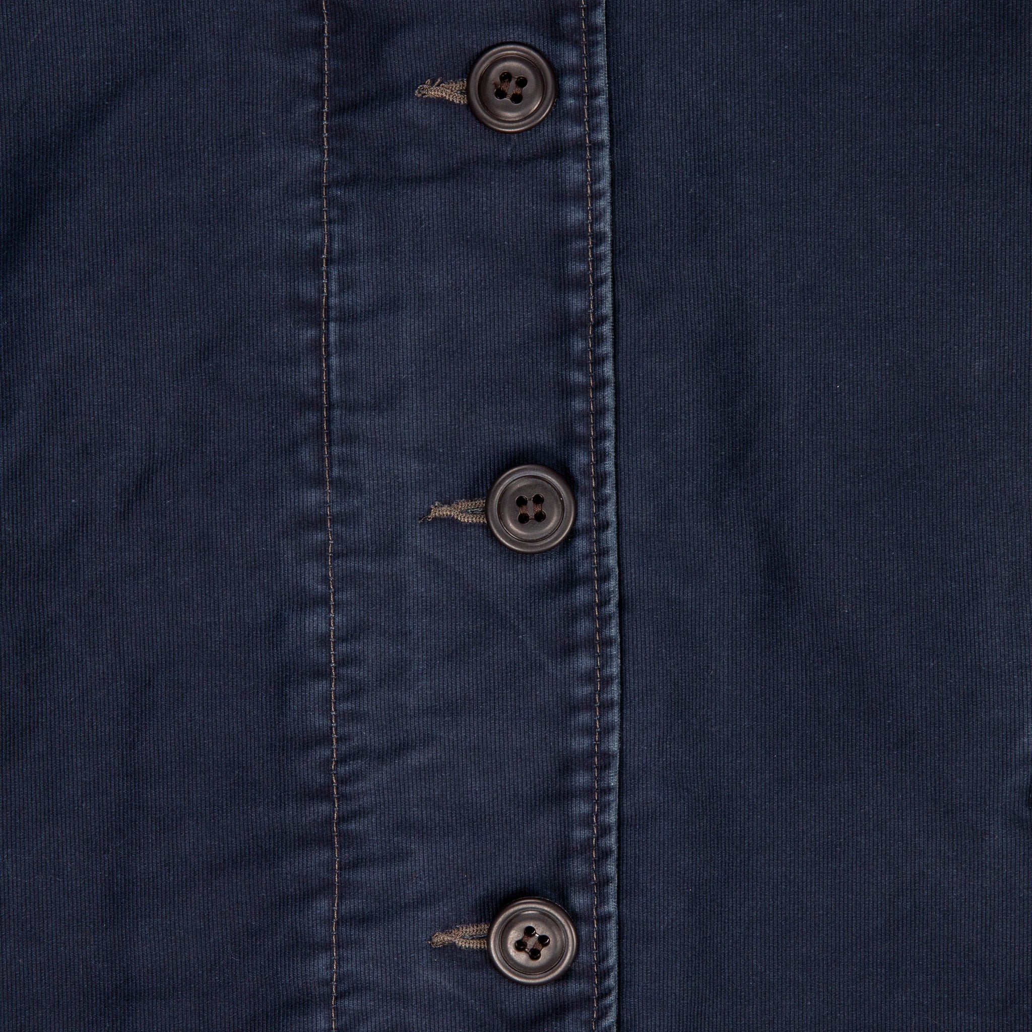 RRL Bower Deck Jacket Cotton Jungle Cloth Dark Navy
