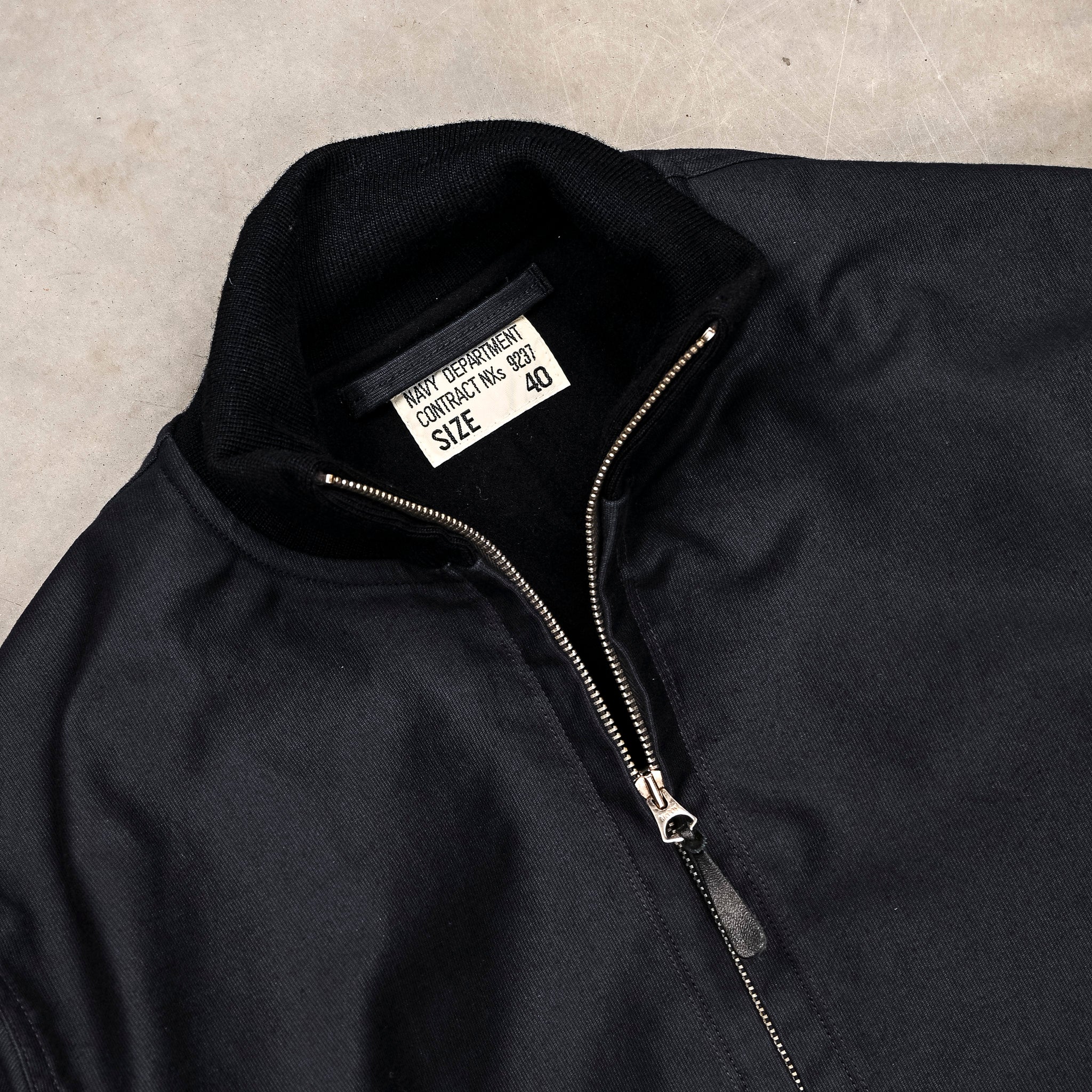 The Real McCoy's U.S.N. Blue Deck Jacket Navy – Frans Boone Store