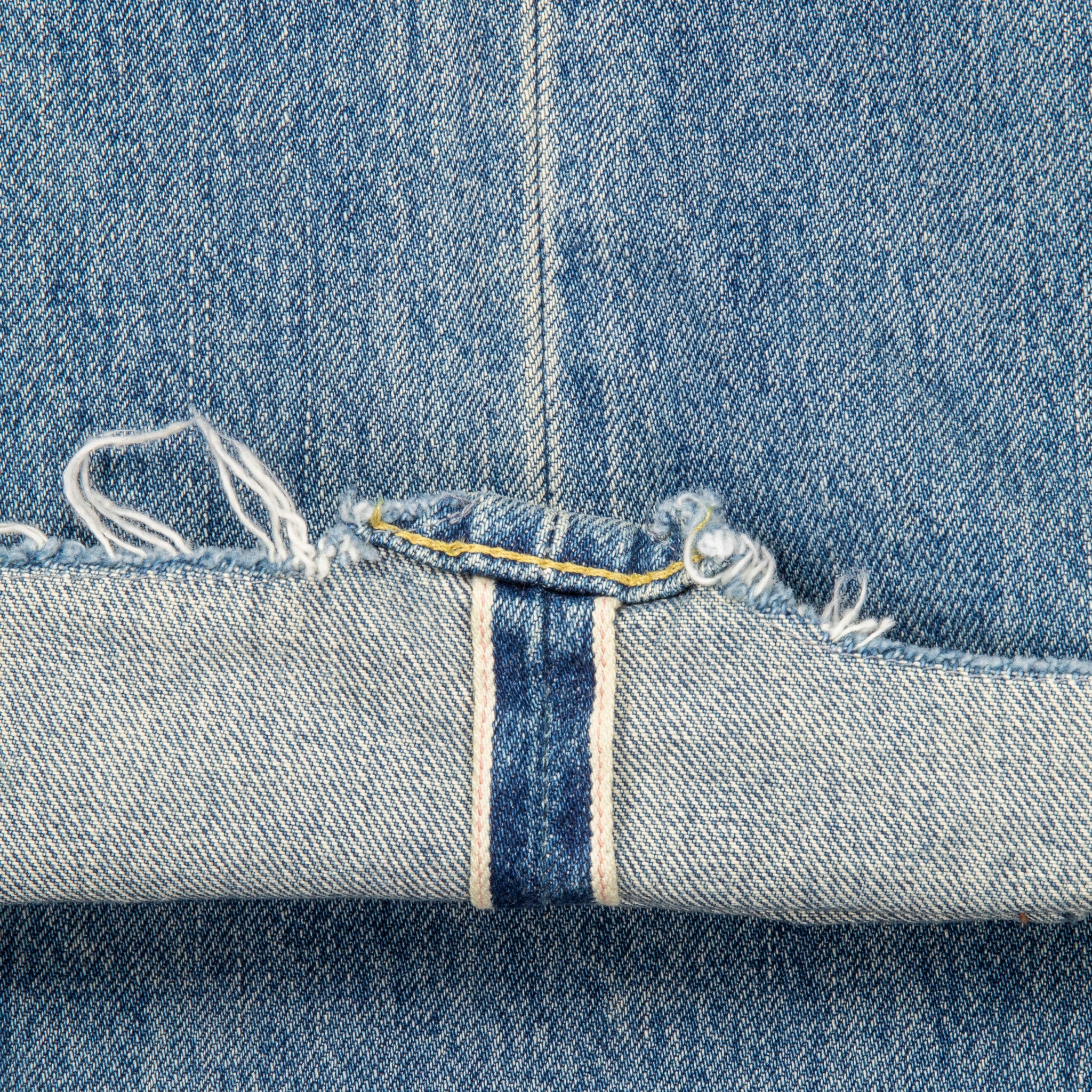 Chimala  13.5 Oz Denim Deep Rise Baggy Cut Light Vintage Wash