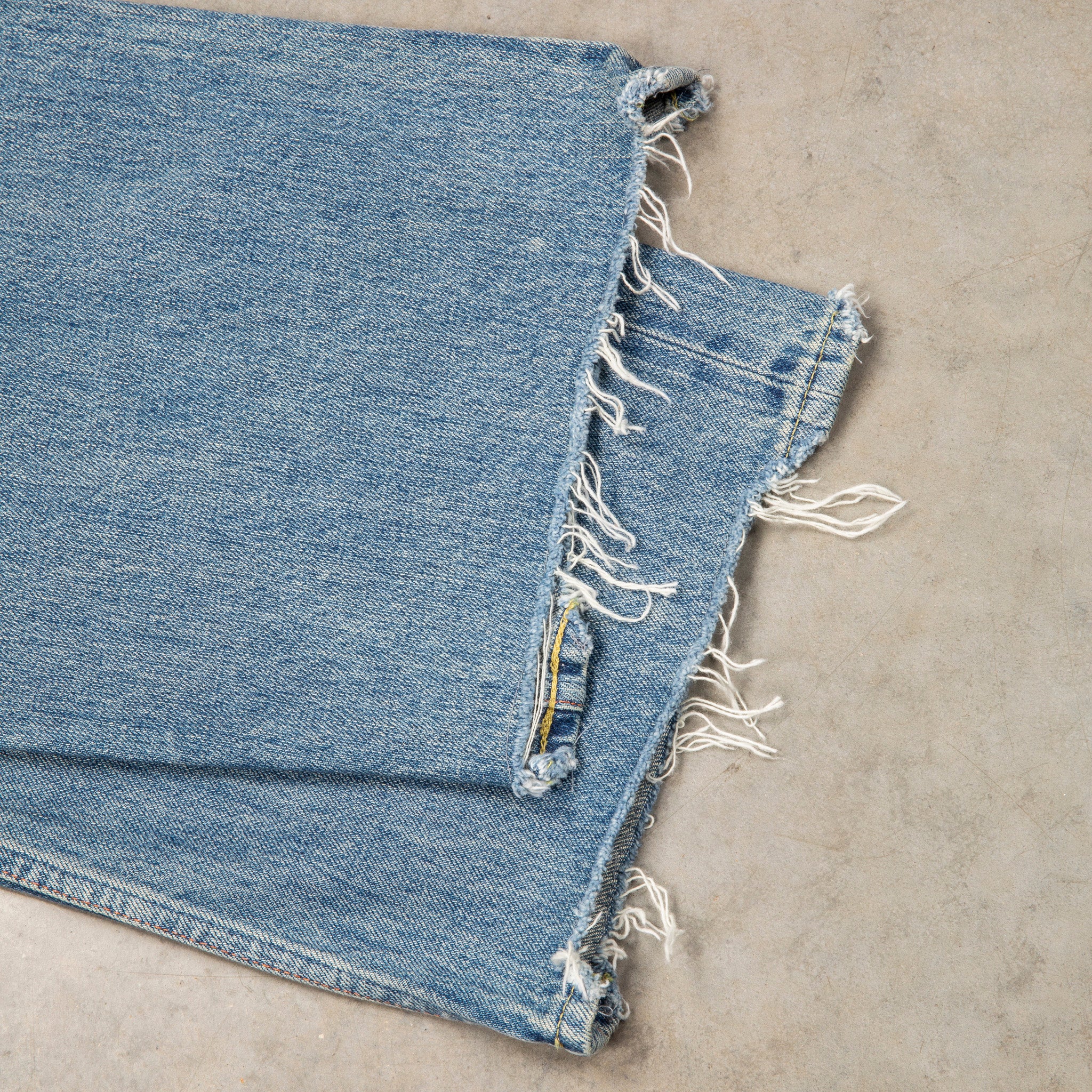 パンツ chimalaSELVEDGE ENIM DEEPRISE BAGGYCUT Chimala 13.5 Oz Denim Deep Rise Baggy Cut Light Vintage Wash