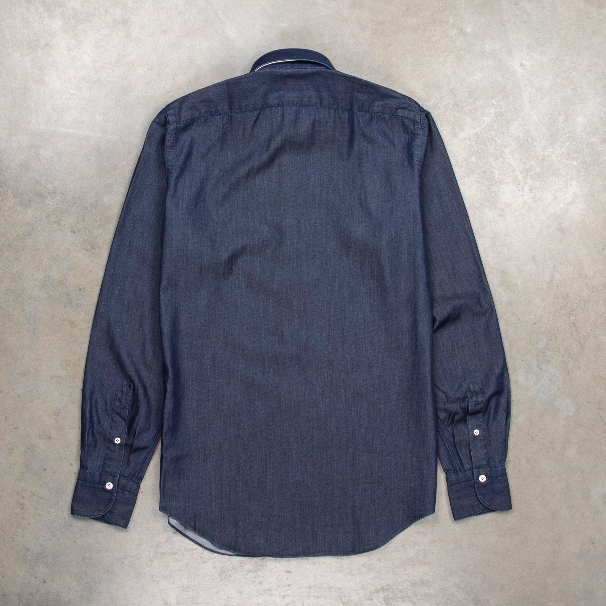 Finamore Milano Collo Luigi Extra Fine Denim Rinse
