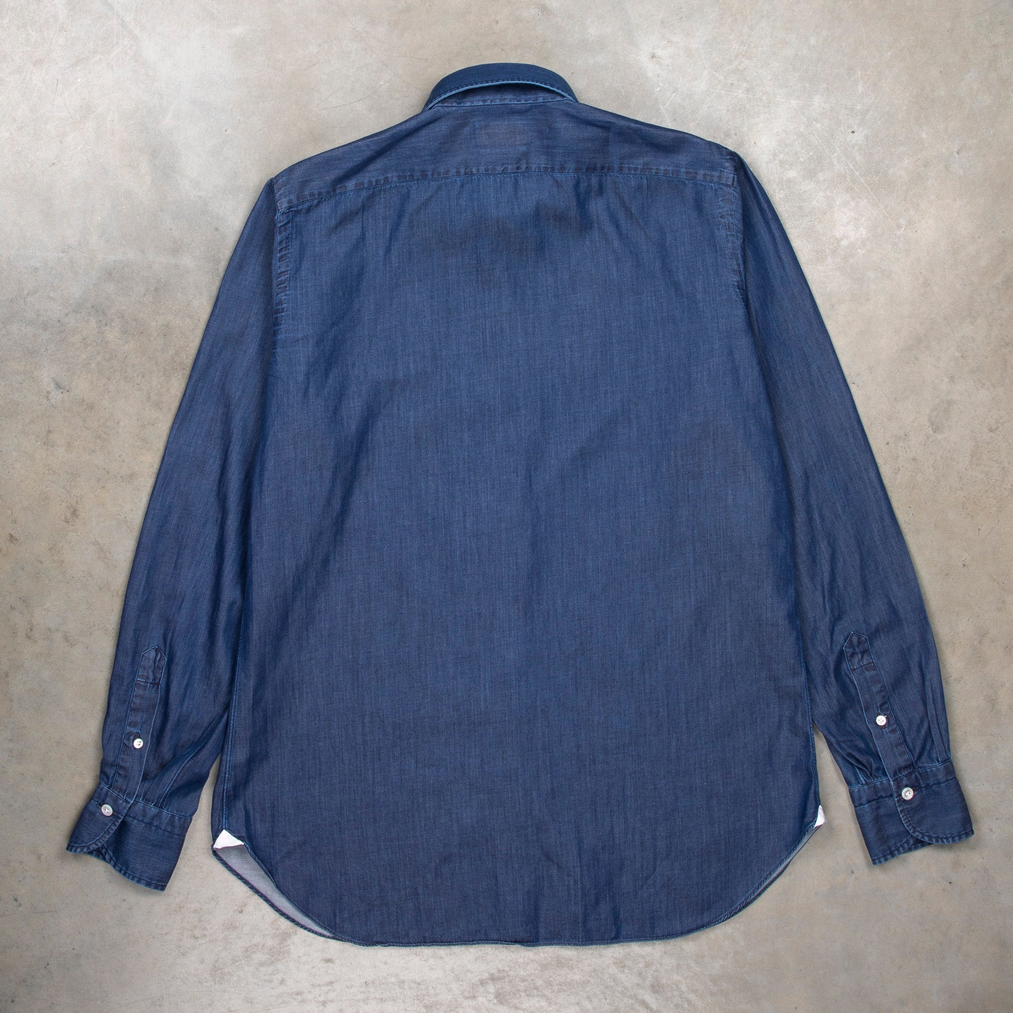 Finamore Napoli Collo Luigi Extra Fine Denim Rinse