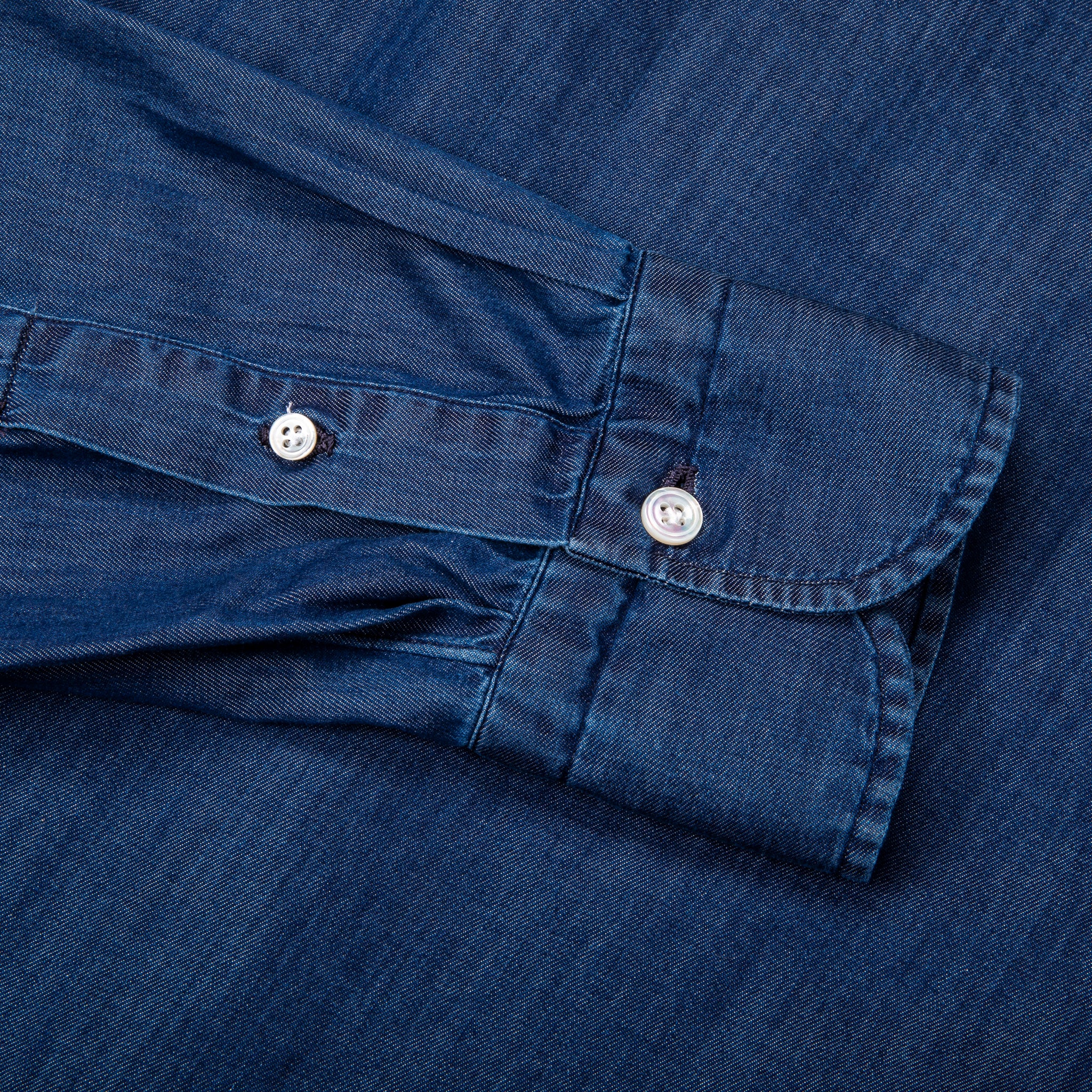 Finamore Napoli Collo Luigi Extra Fine Denim Rinse