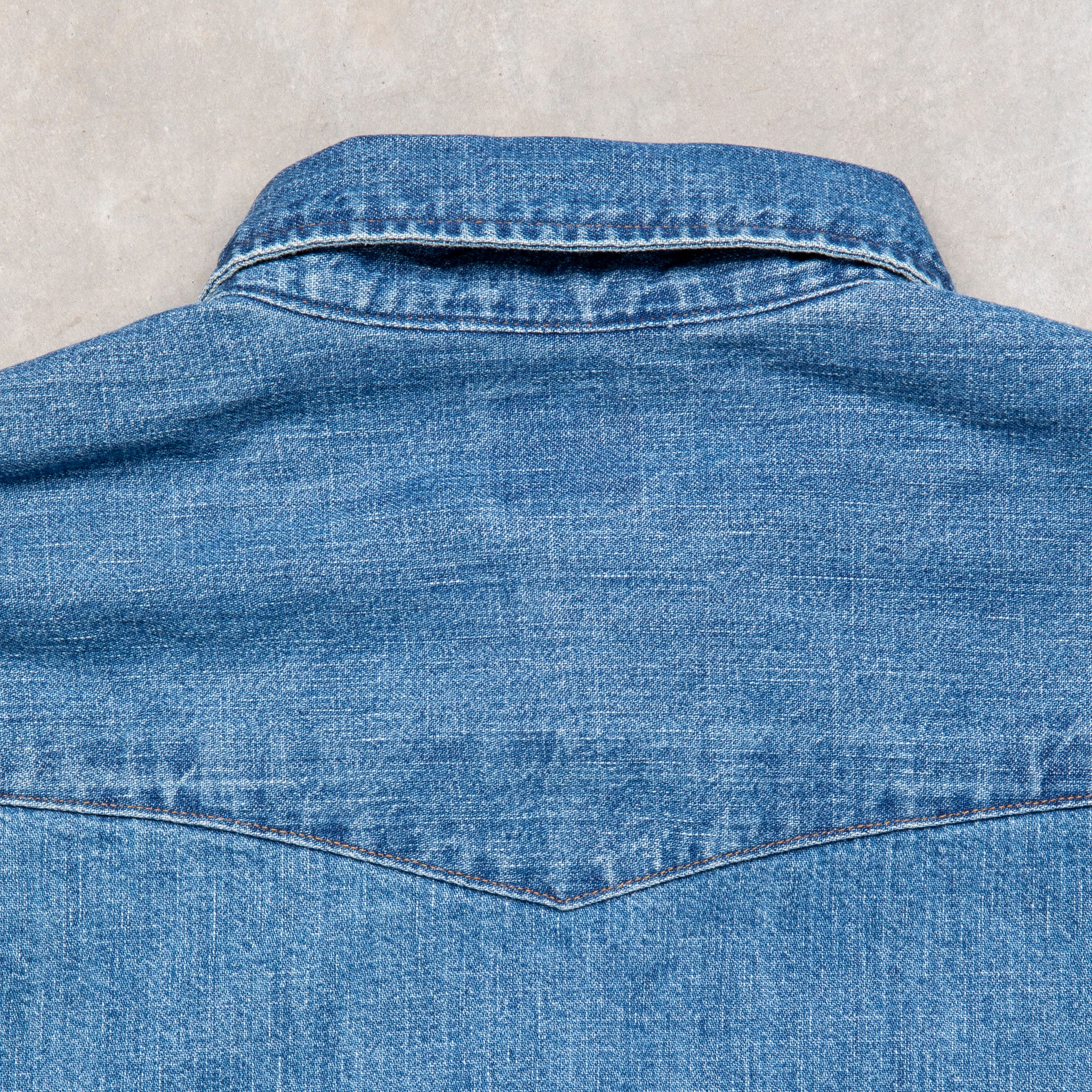 OrSlow Denim Western Shirt Used Wash