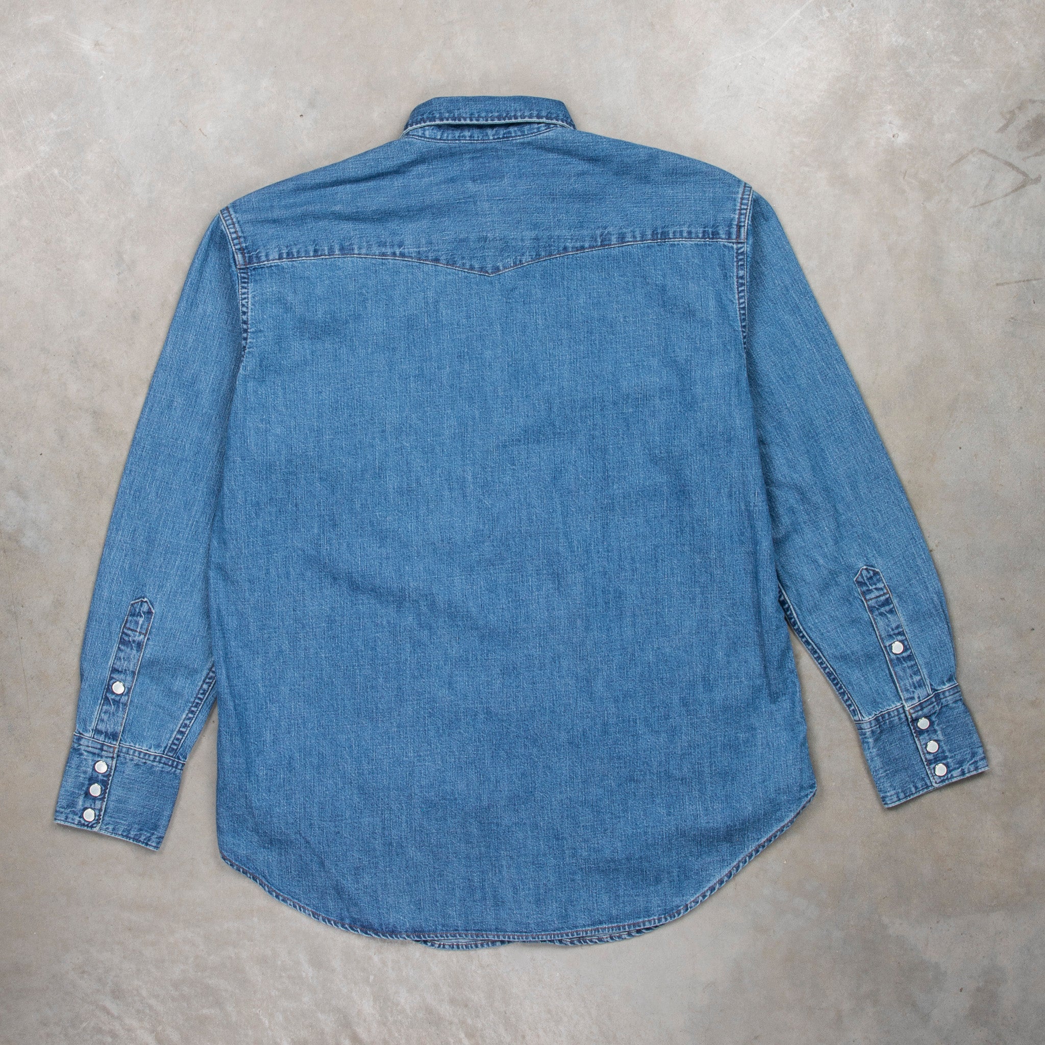 OrSlow Denim Western Shirt Used Wash