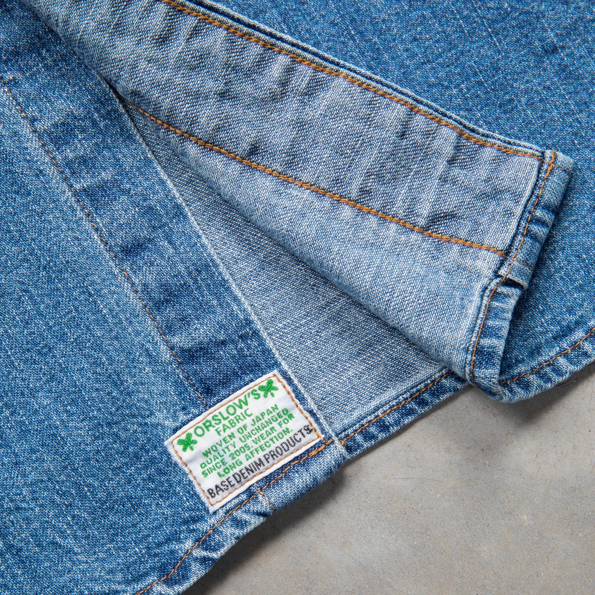 OrSlow Denim Western Shirt Used Wash