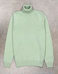 Drumohr Cashmere Dolcevita Turtleneck Verde Laguna
