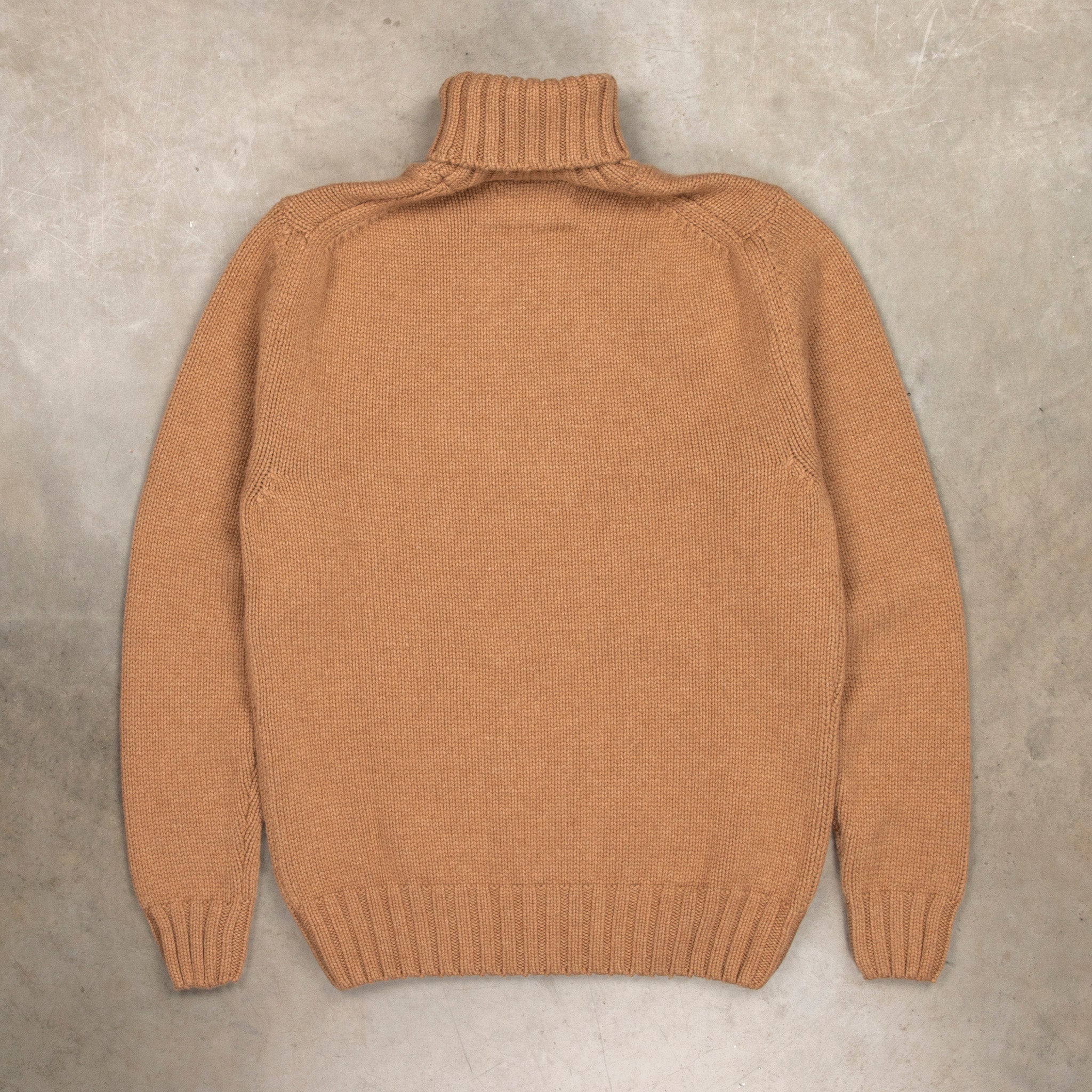 Drumohr Cashmere Tre Fili Dolcevita Camello