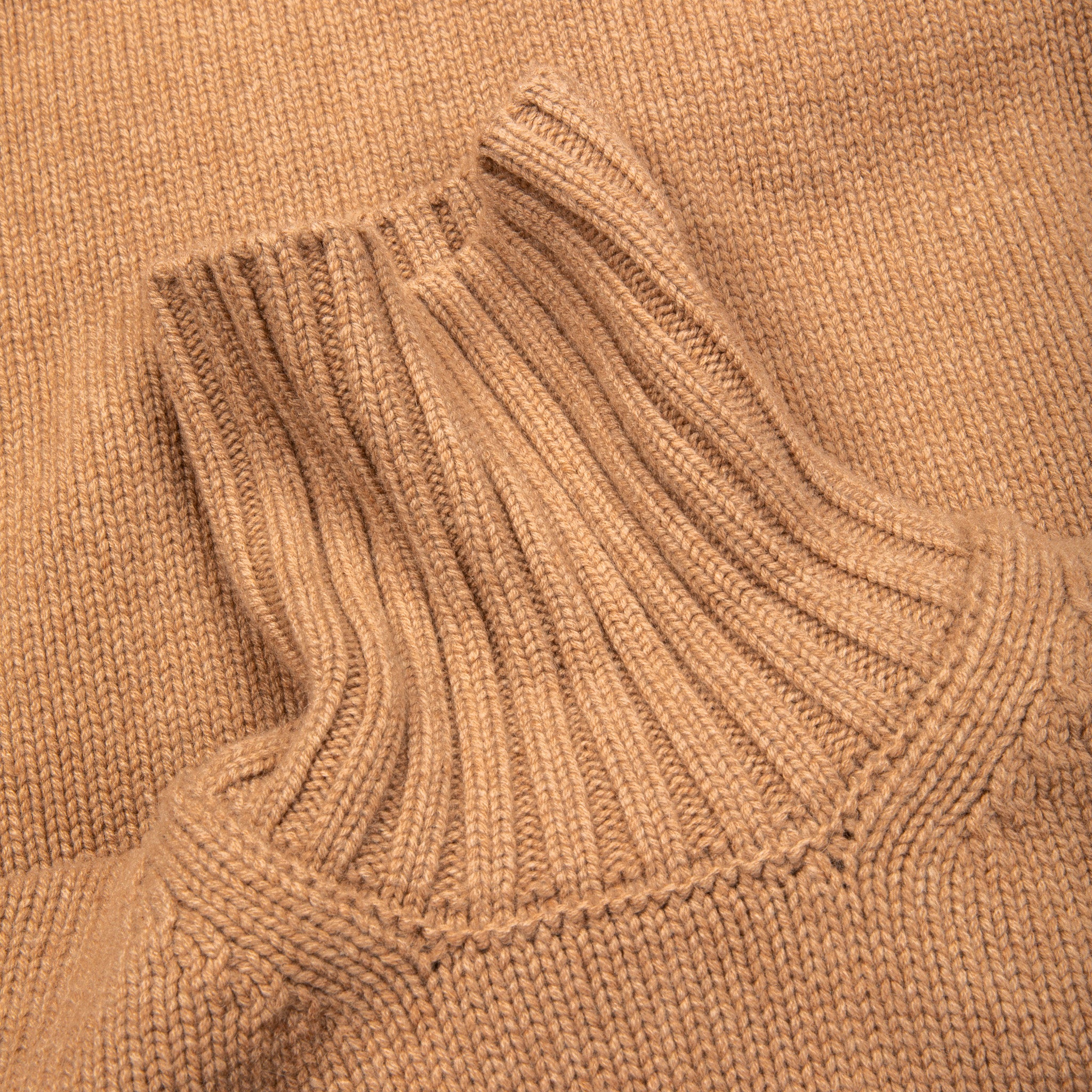 Drumohr Cashmere Tre Fili Dolcevita Camello