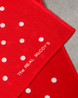 The Real McCoy's Bandanna 'DOT' Red