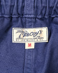 The Real McCoy's Cotton Drill Shorts Navy