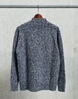 Drumohr Lana Collo Giralto Malfile Ritorto Navy