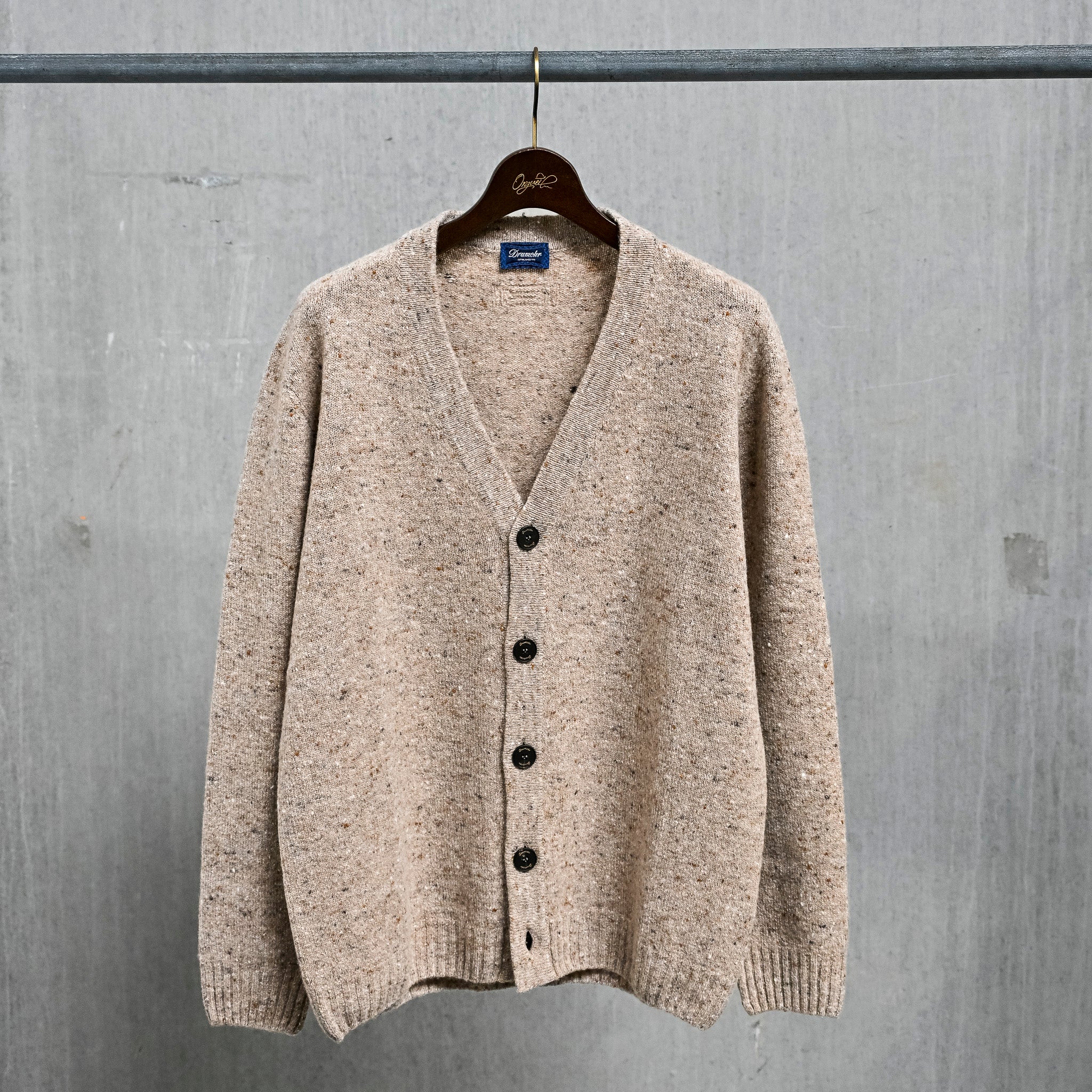 Drumohr Donegal Cardigan Travertine