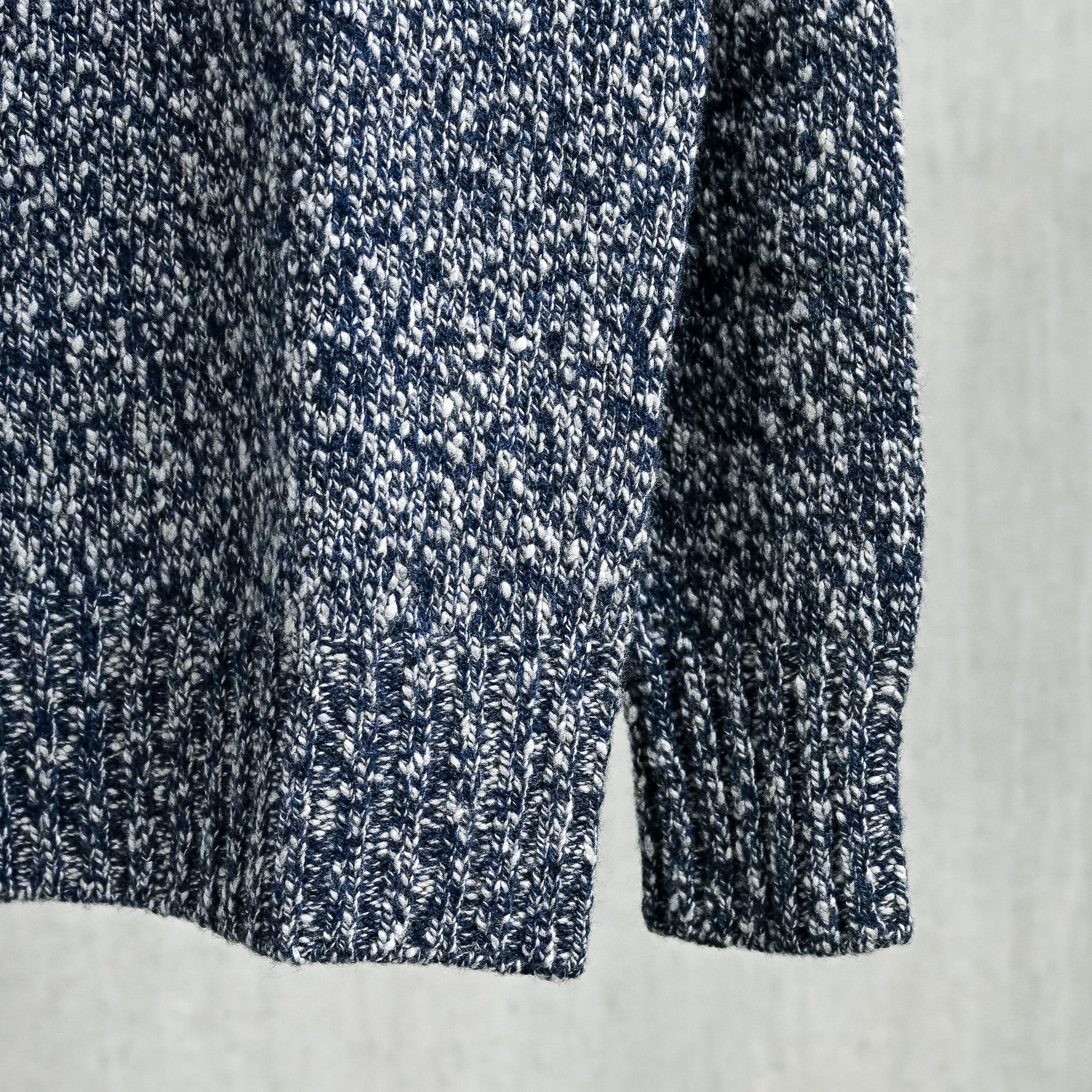 Drumohr Lana Collo Giralto Malfile Ritorto Navy