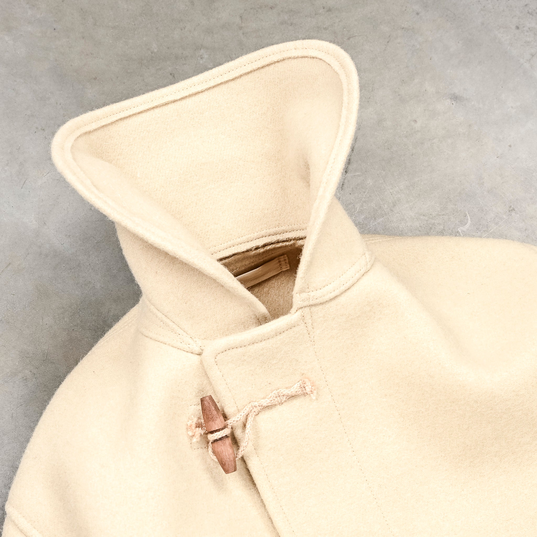 The Real McCoy's WWII British Fearnought Duffle Coat, ARP Ecru