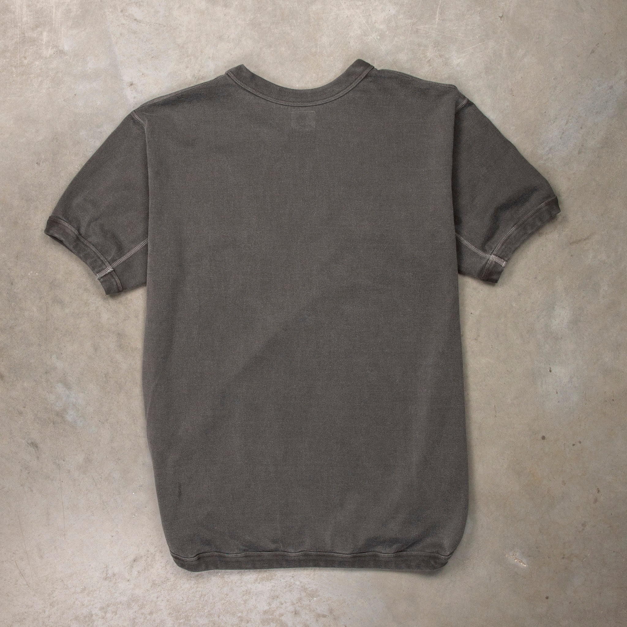 Fullcount 5222 Flat Seam Heavyweight T-shirt Dyed Ink Black