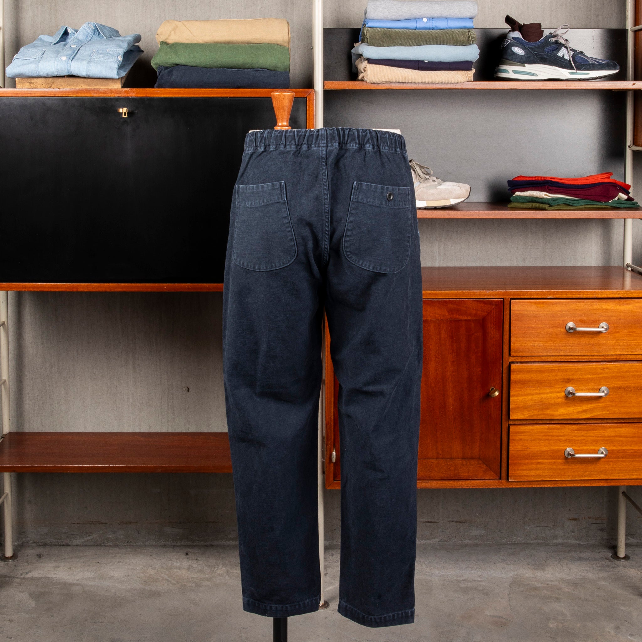 Orslow x Frans Boone Easy Pants Sateen Navy Stone – Frans