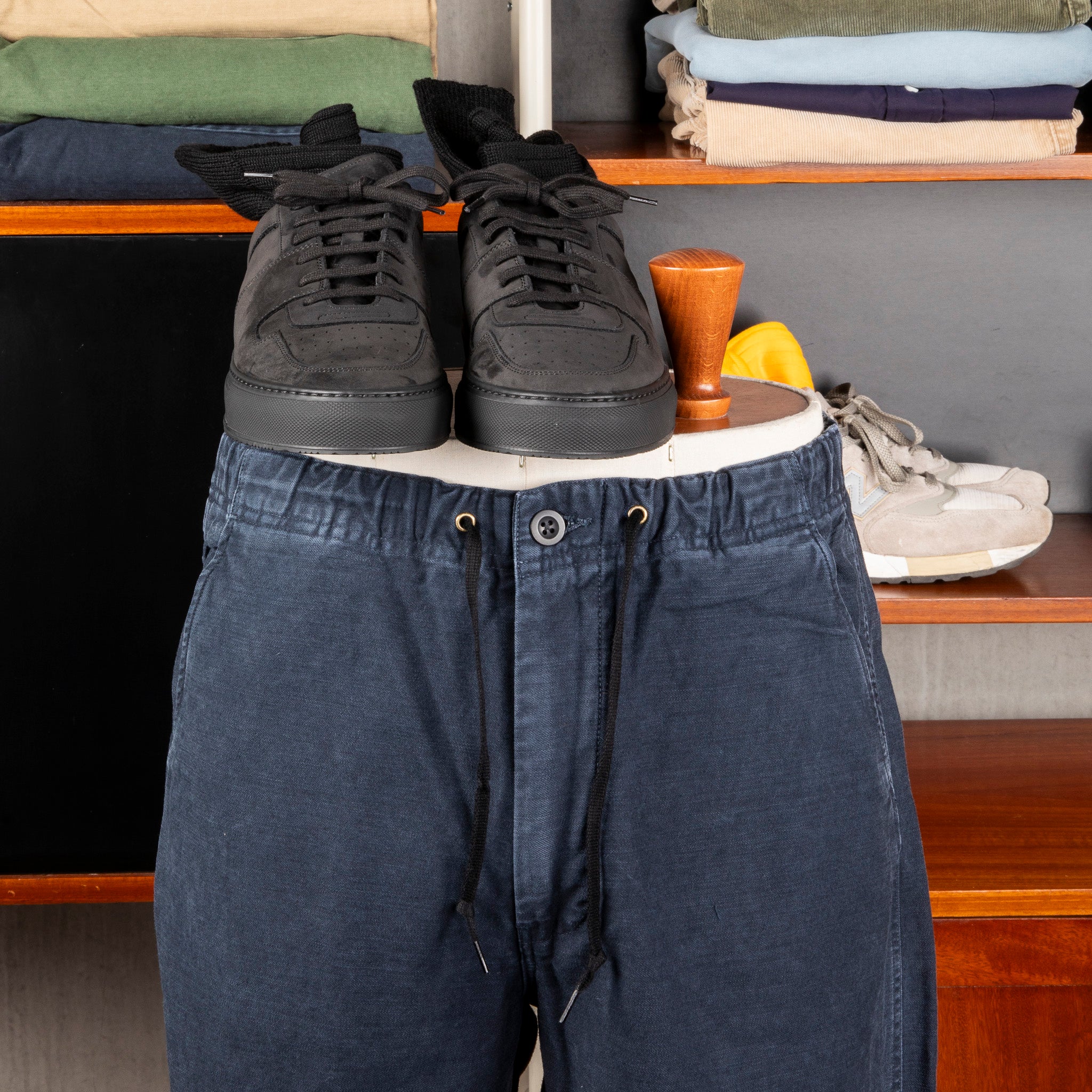 orSlow - Easy Cargo Pants - Charcoal Grey – Withered Fig