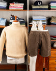 Remi Relief Corduroy Easy Shorts Brown