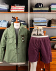 Remi Relief Corduroy Easy Shorts Purple