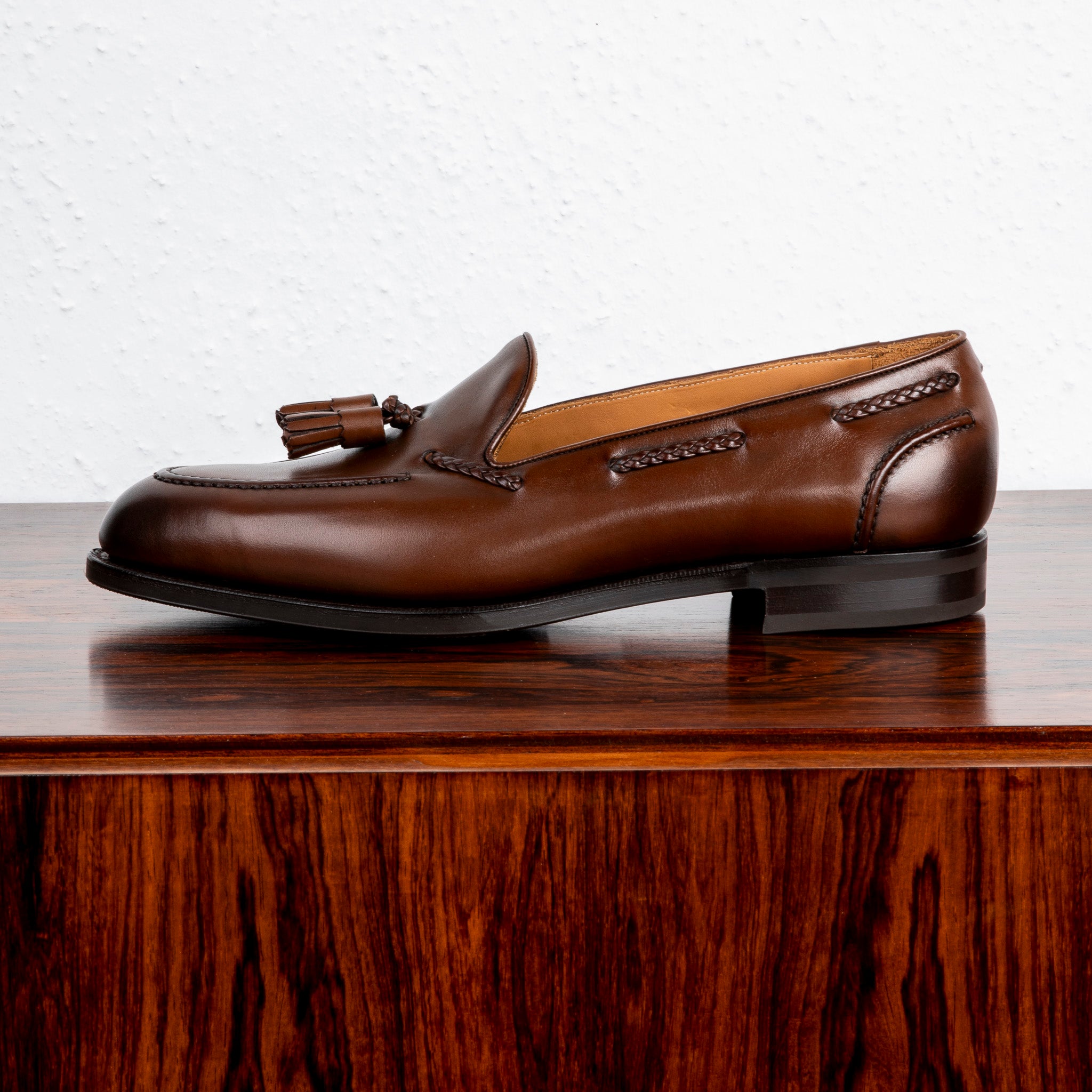 Edward Green Belgravia in Dark Oak Antique on R1 Sole – Frans