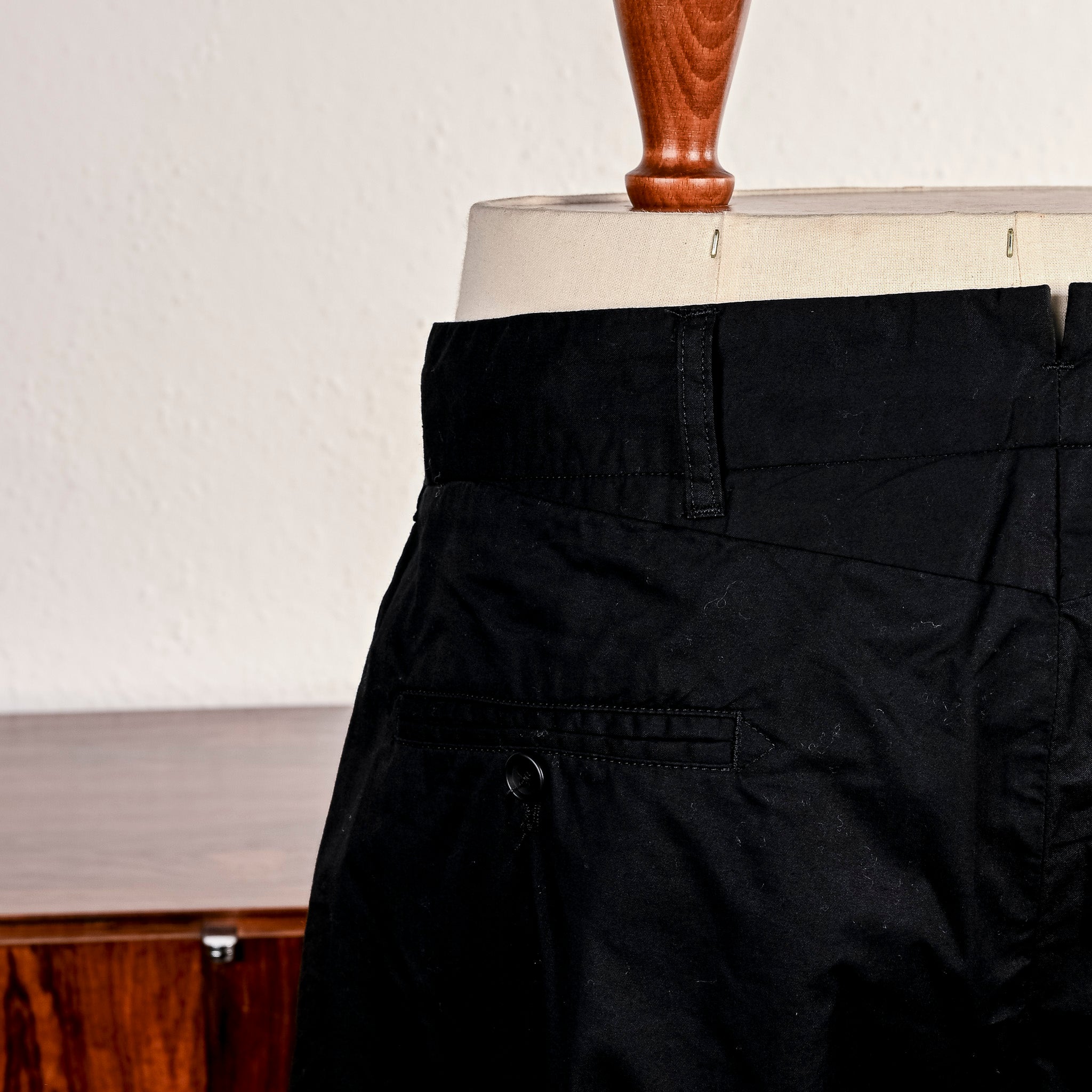 Engineered Garments Black Cotton High Count Twill Andover Pants