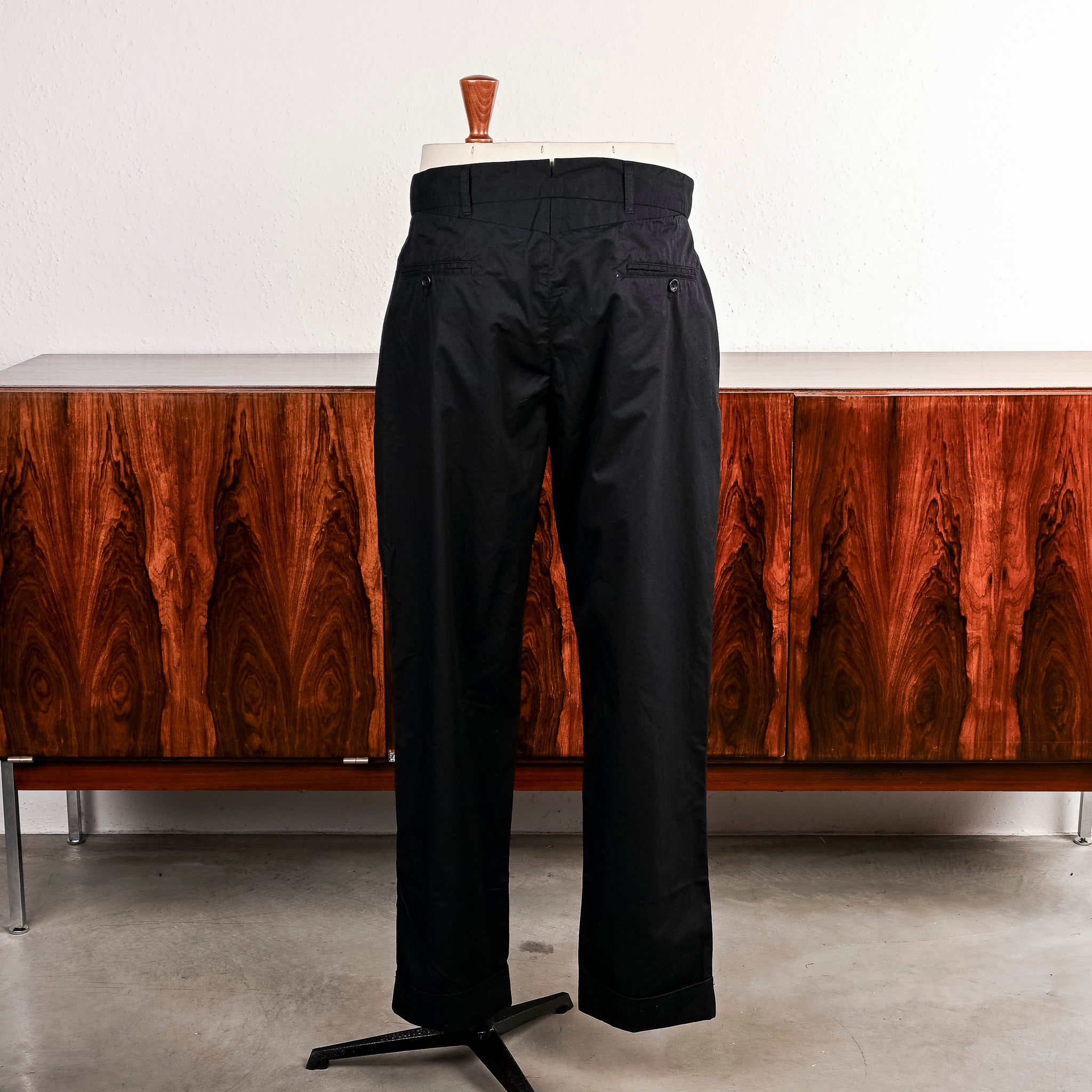 Engineered Garments Black Cotton High Count Twill Andover Pants