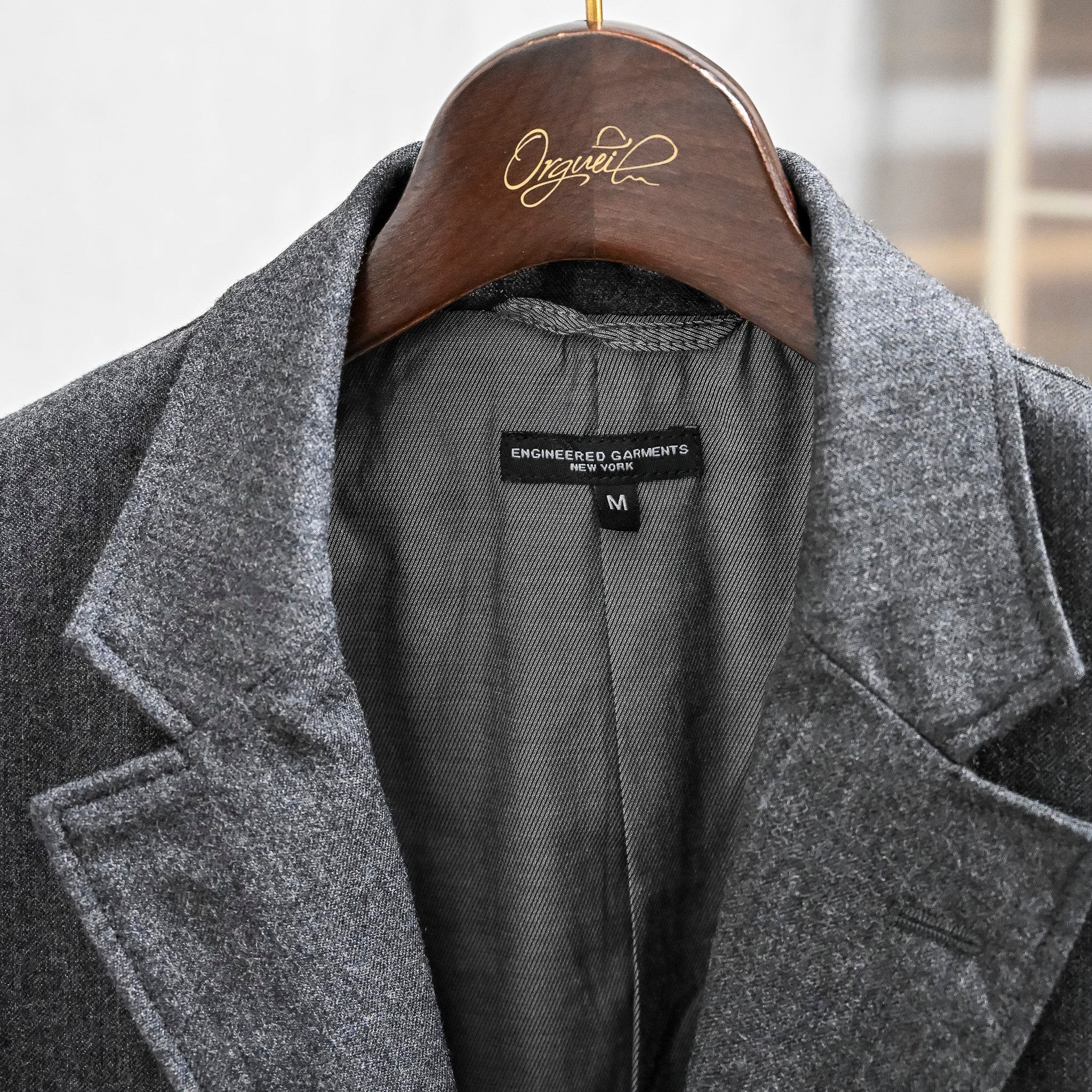 Engineered Garments Andover Jacket High Count Worsted Wool Dk