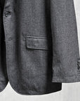 Engineered Garments Andover Jacket High Count Worsted Wool Dk. Grey