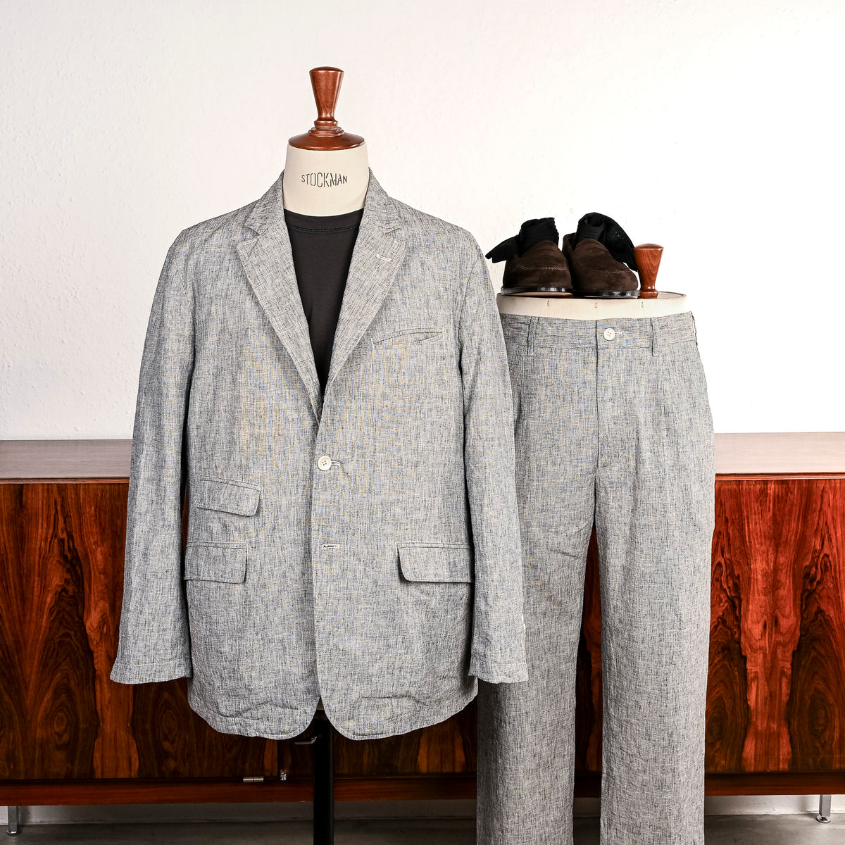 Engineered Garments Andover Jacket Heather Grey Cloth Melange 