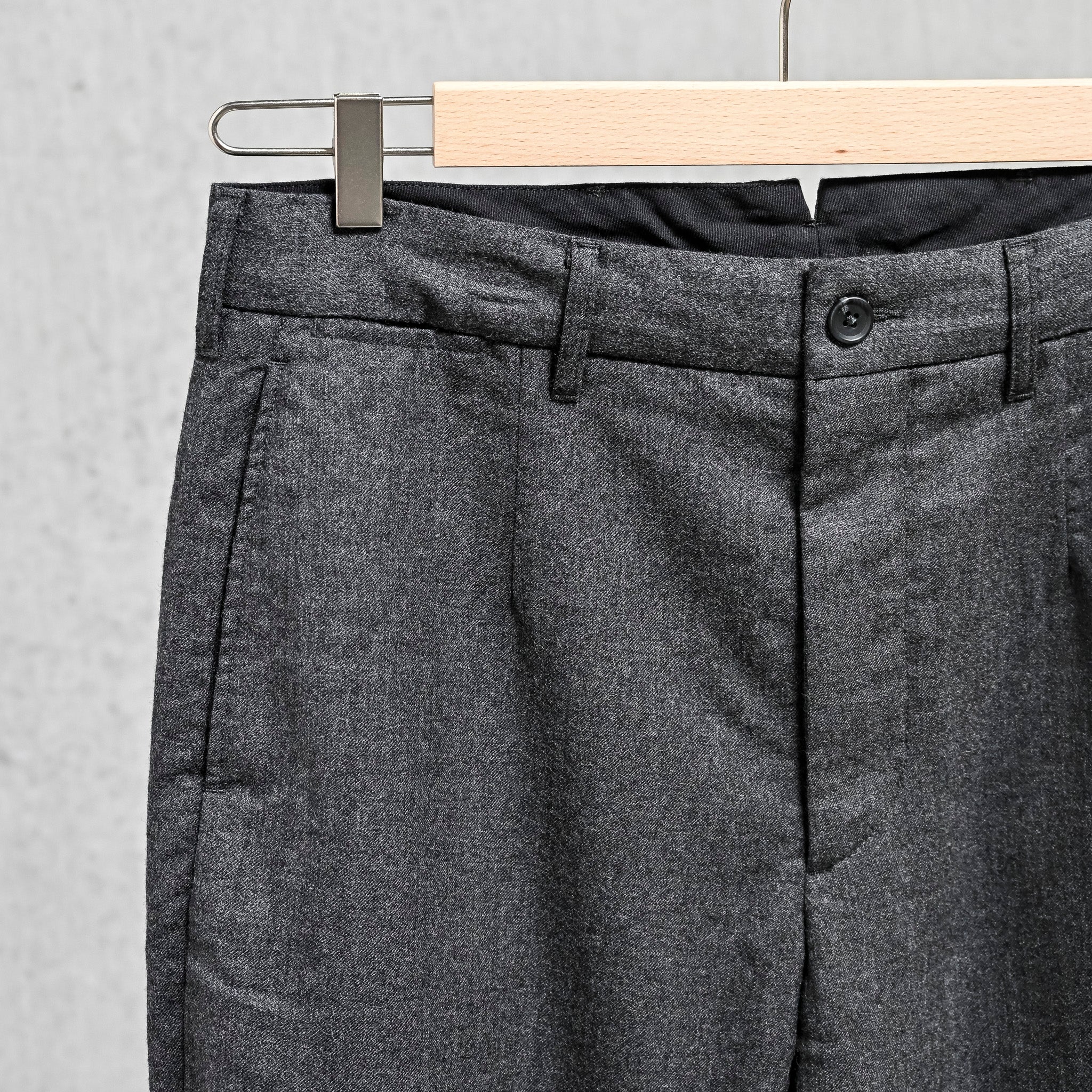 Engineered Garments Andover Pants High Count Worsted Wool Dk. Grey