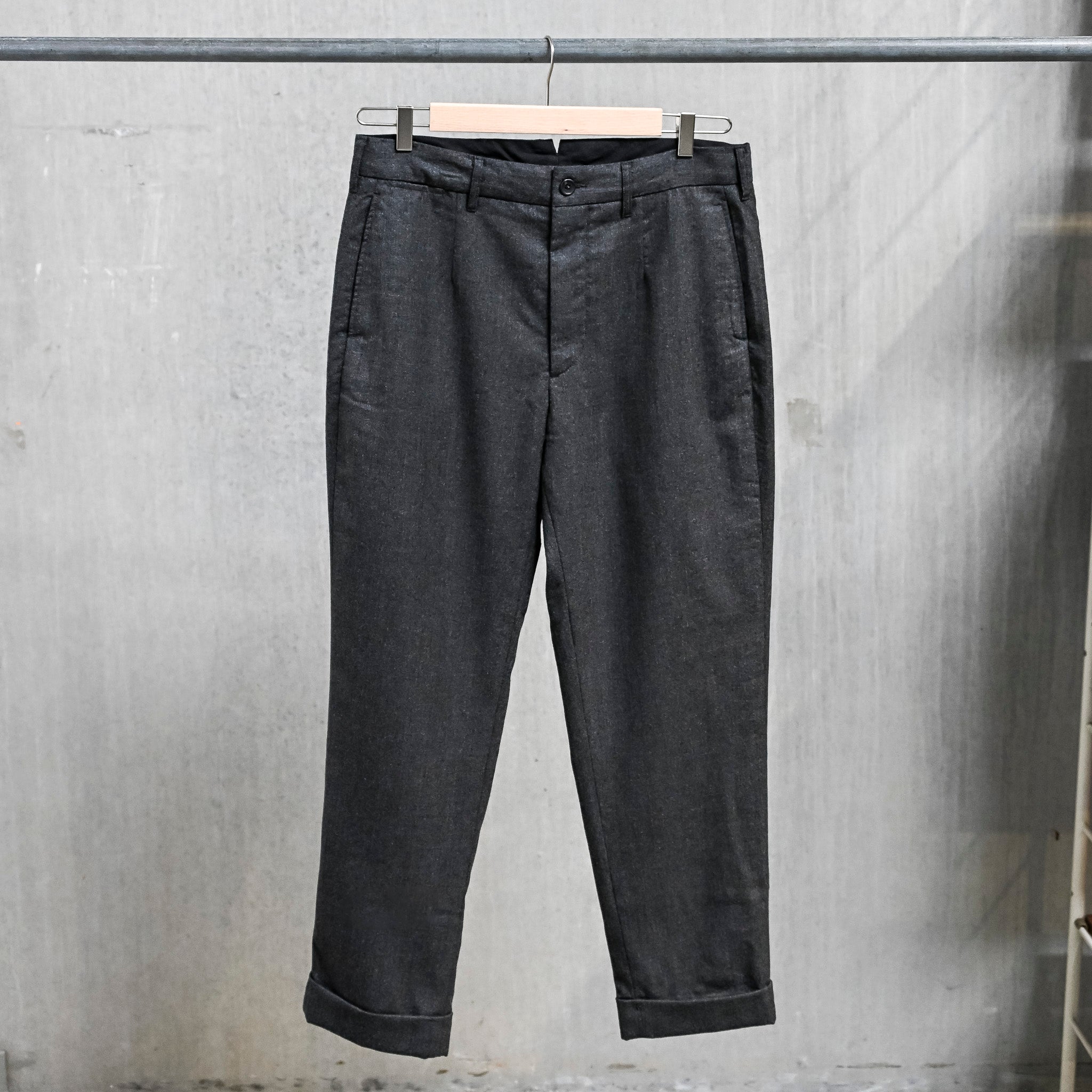 Engineered Garments Andover Pants High Count Worsted Wool Dk. Grey