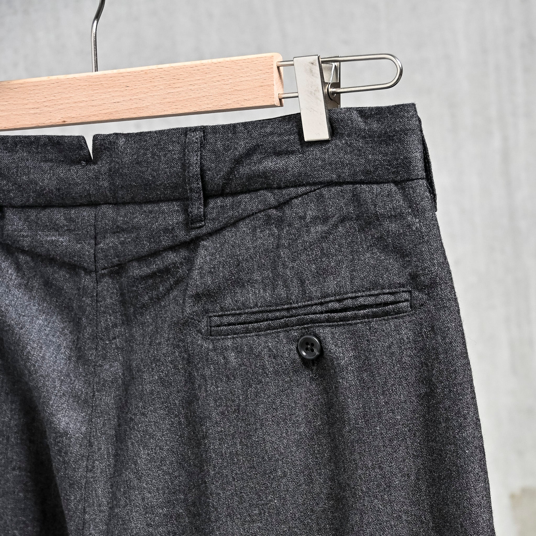 Engineered Garments Andover Pants High Count Worsted Wool Dk. Grey