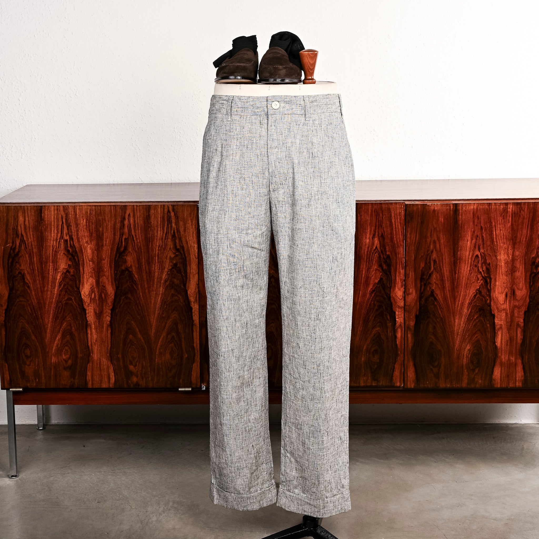 Engineered Garments Heather Grey Cloth Andover Pants – Frans Boone