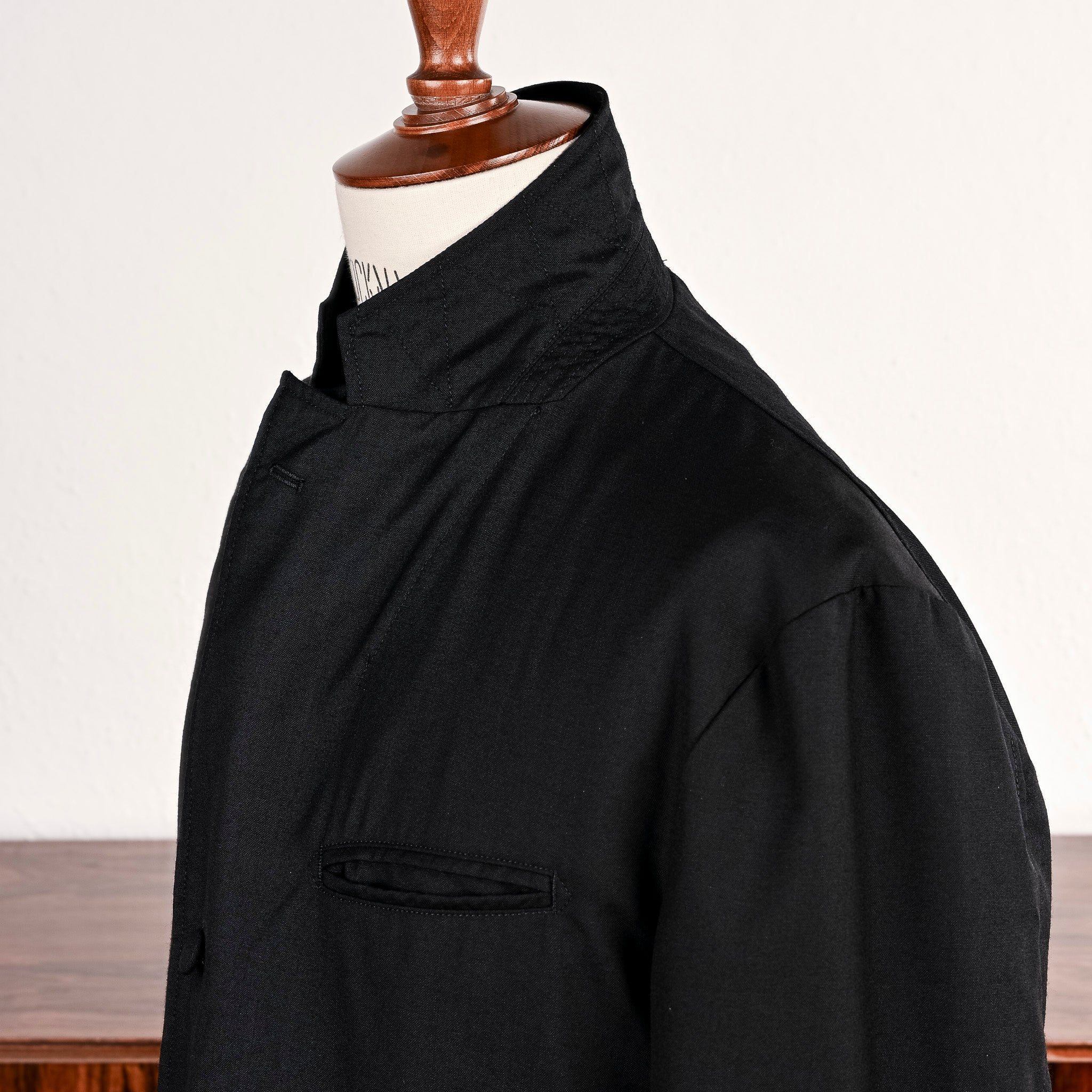 Engineered Garments Black Tropical Wool Andover Jacket – Frans