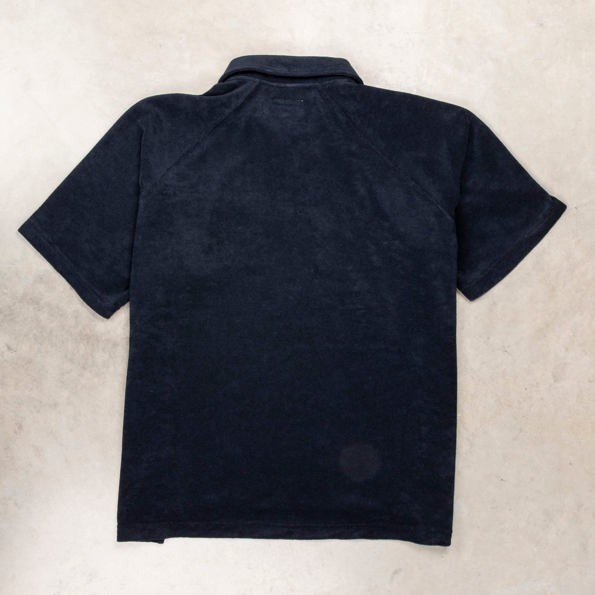 Engineered Garments Polo Dk. Navy CP Terry Cloth
