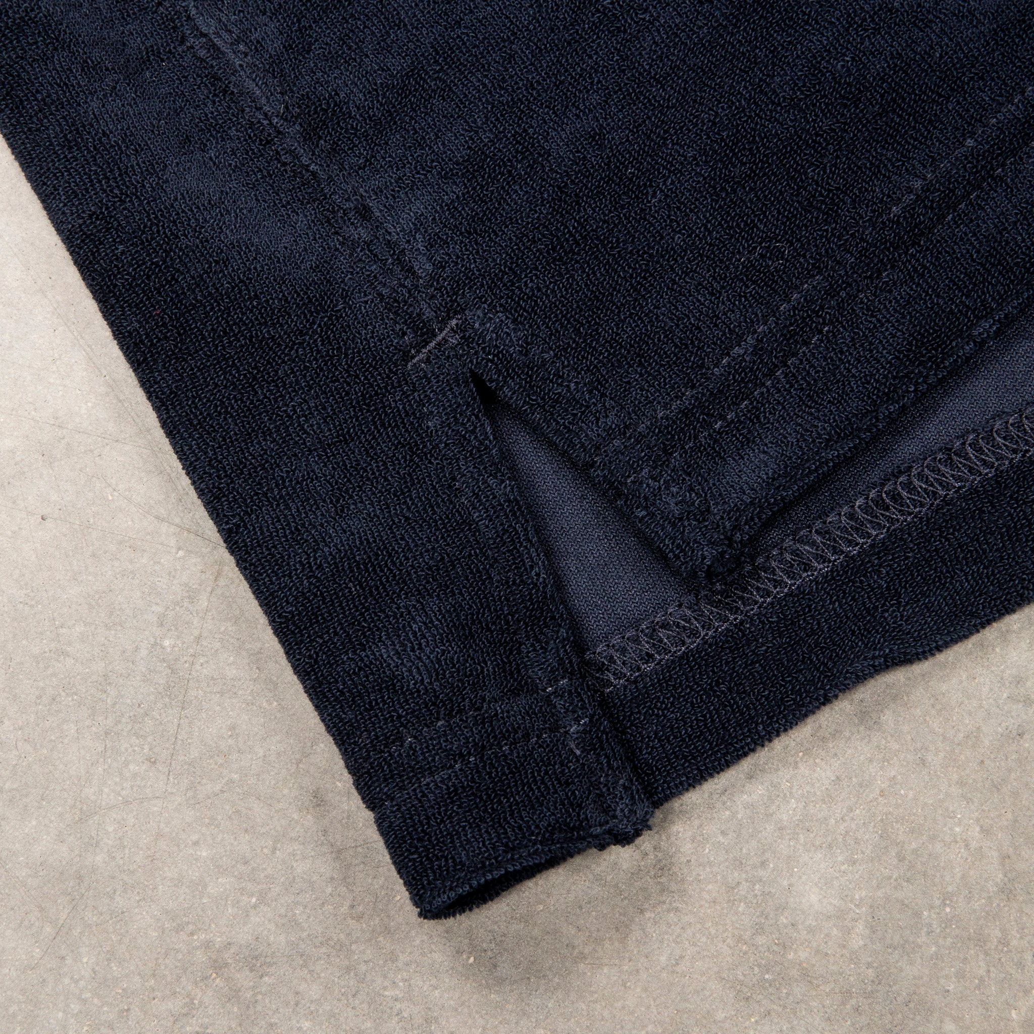 Engineered Garments Polo Dk. Navy CP Terry Cloth