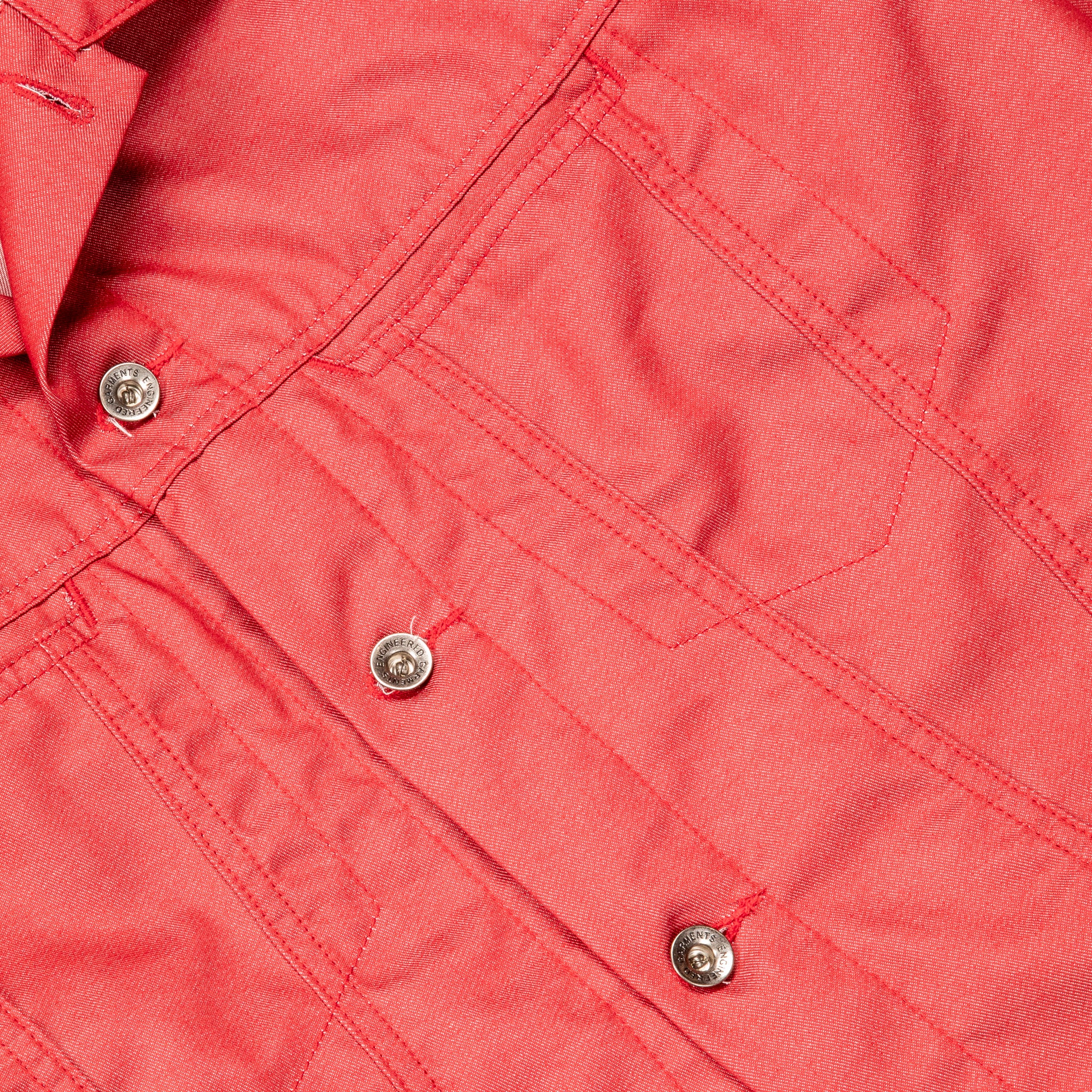 Engineered Garments Type 5 Jean Jacket Red CP Denim – Frans Boone