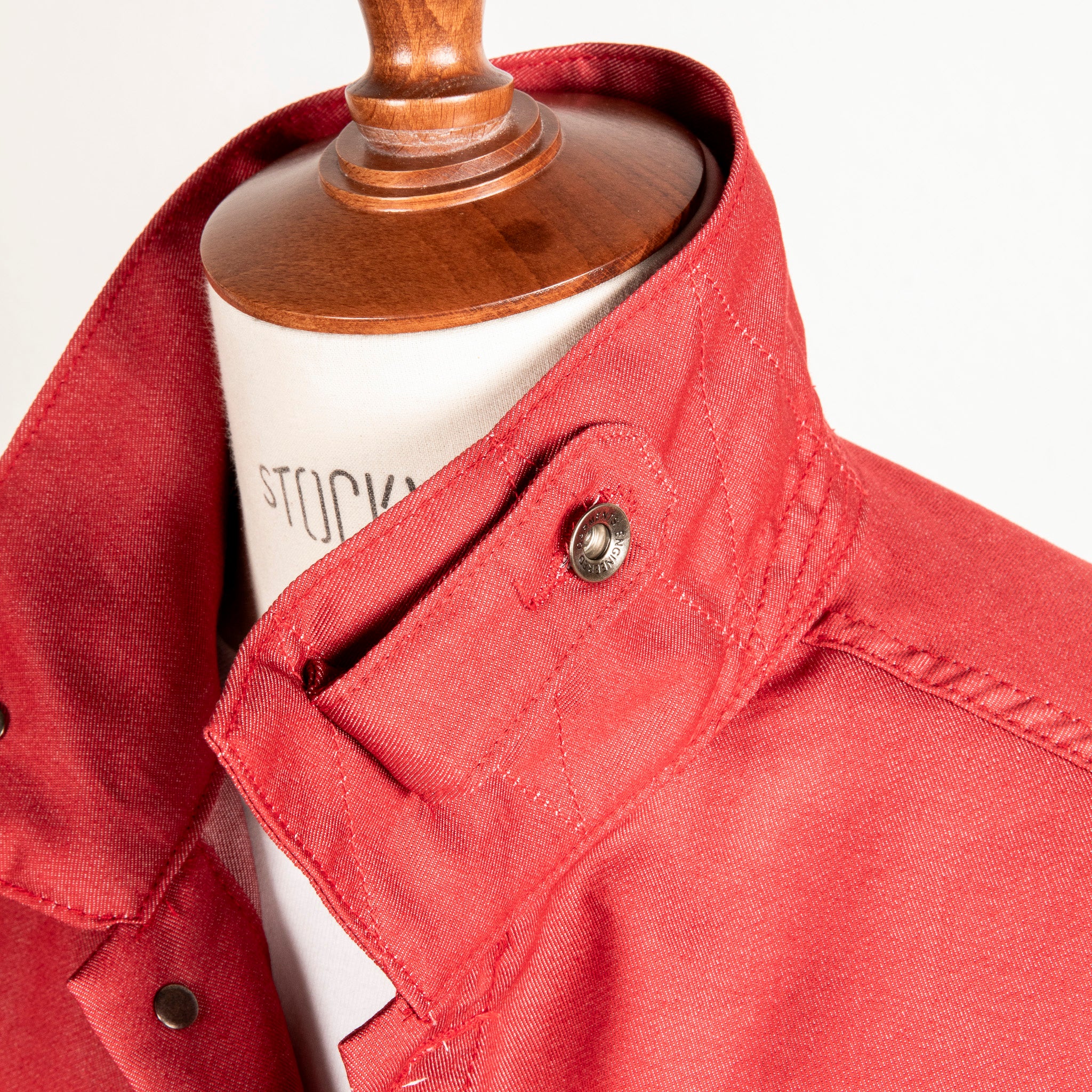 Engineered Garments Type 5 Jean Jacket Red CP Denim – Frans Boone