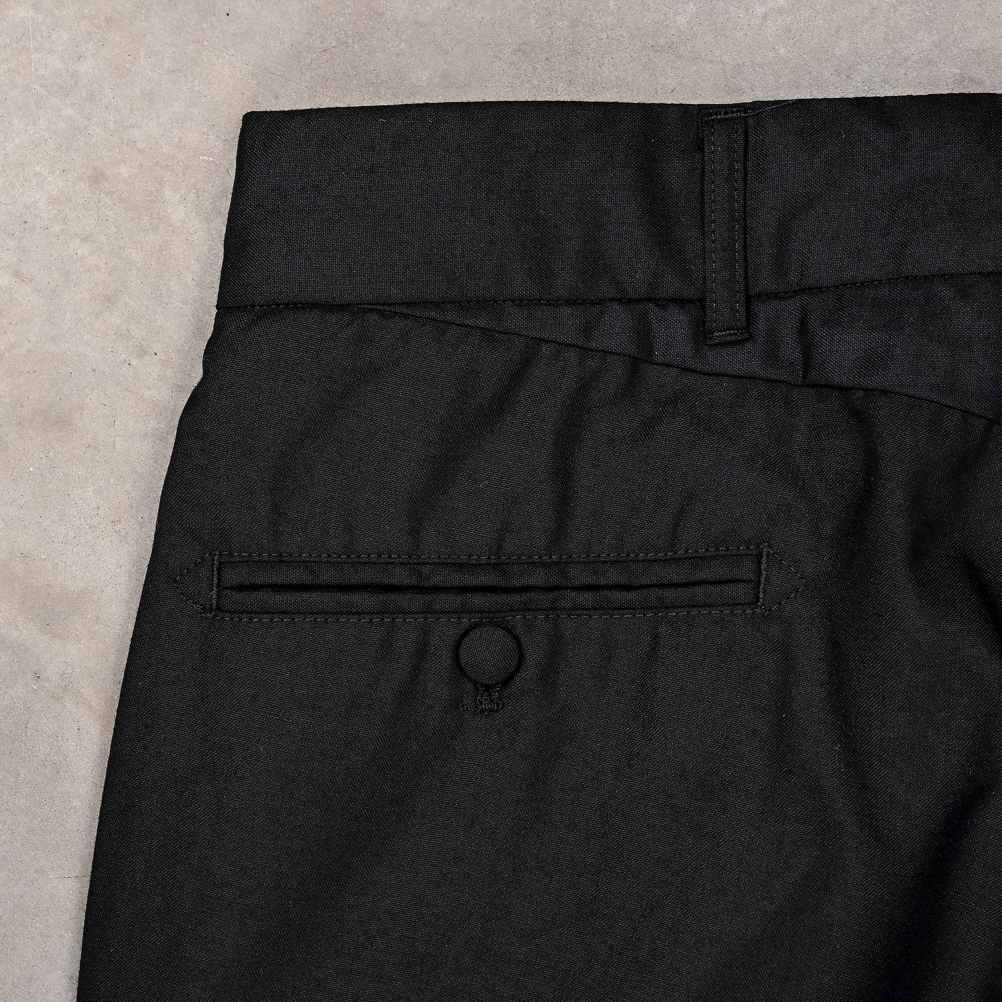 Engineered Garments Black Tropical Wool Andover Pants – Frans