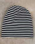 Engineered Garments Navy White PC Stripe Jersey Beanie
