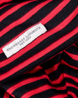 Engineered Garments Red Navy PC Stripe Jersey Beanie