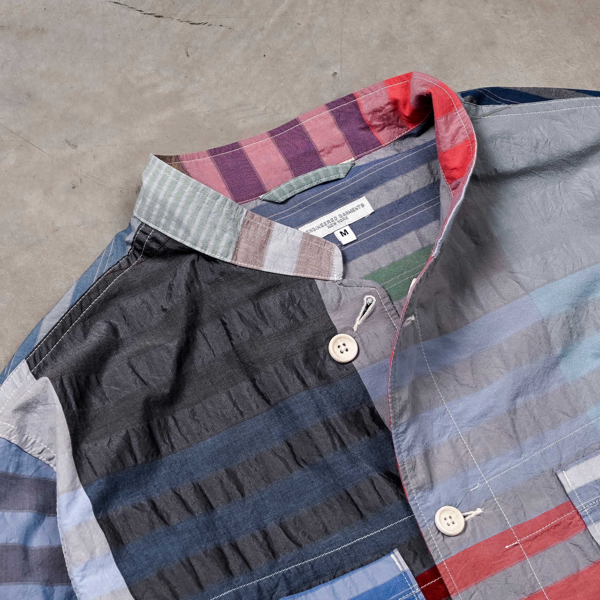 Engineered Garments Dayton Long Shirt Multi Color CP Big Plaid Engineered Garments Dayton Long Shirt Multi Color CP Big Plaid